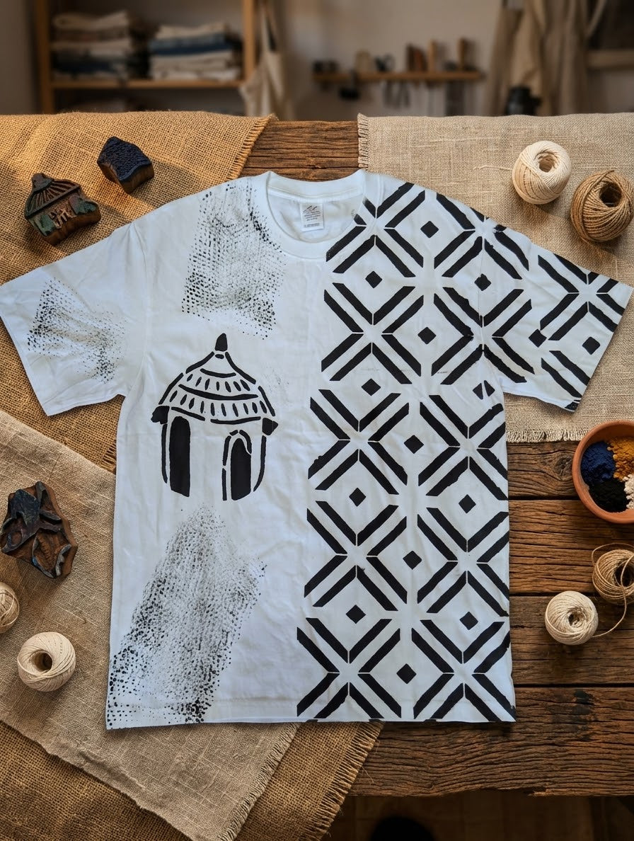 T-shirt Unissexe Inspiration Bogolan