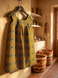 Blouse Sans Manches en Tissu Wax