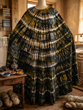 Boubou Kaftan en Batik – Teinture Végétale & Qualité Supérieure