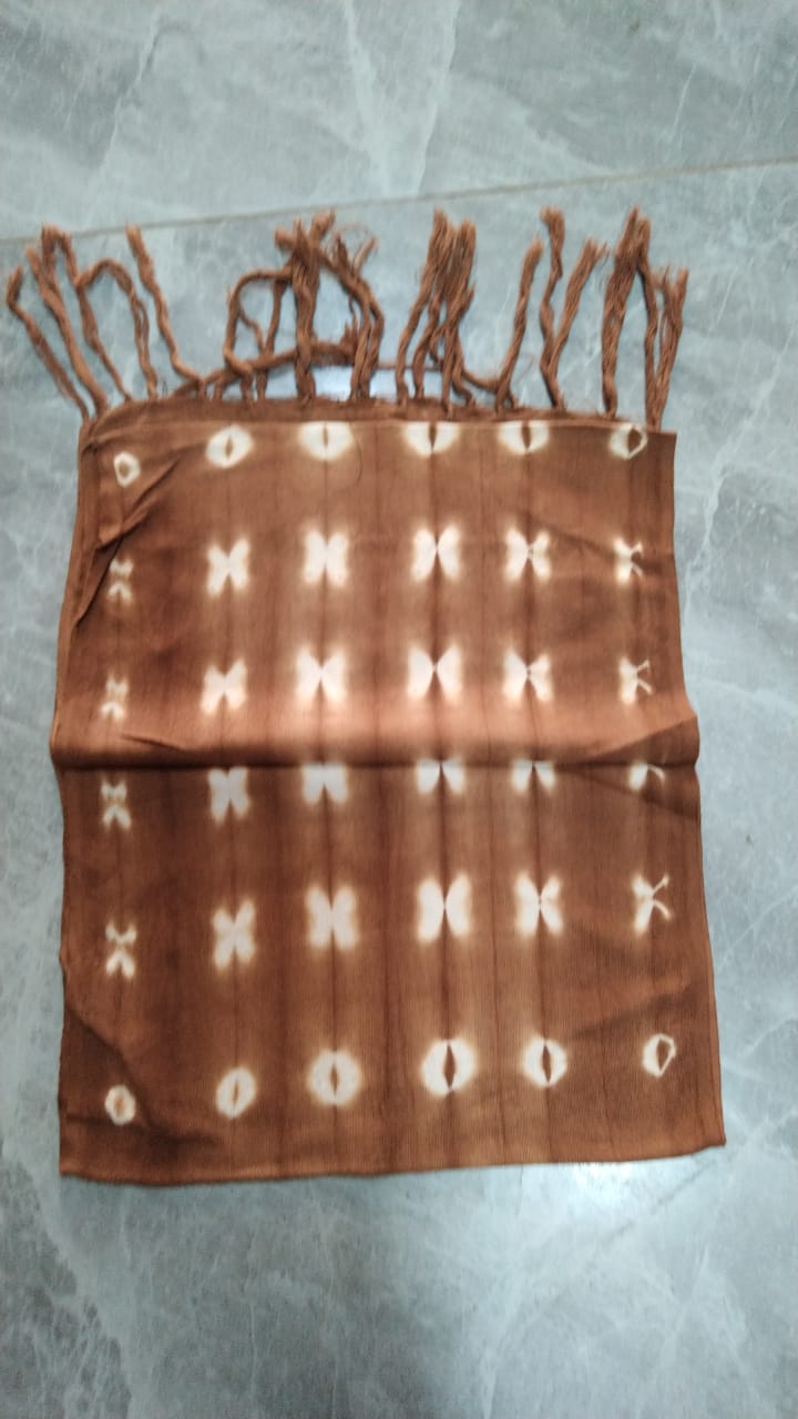 Écharpe indigo du Mali