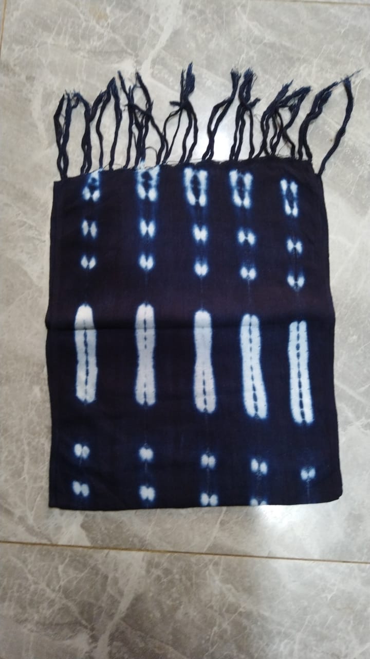 Écharpe indigo du Mali